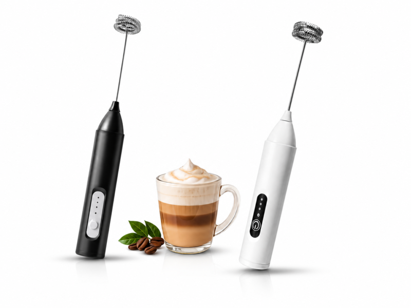 Rechargeable Milk Frother Coffee Whisker with Dual Rechargeable Milk Frother & Coffee Whisker Combo Pack of 2