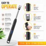 Rechargeable Gas Lighter Combo